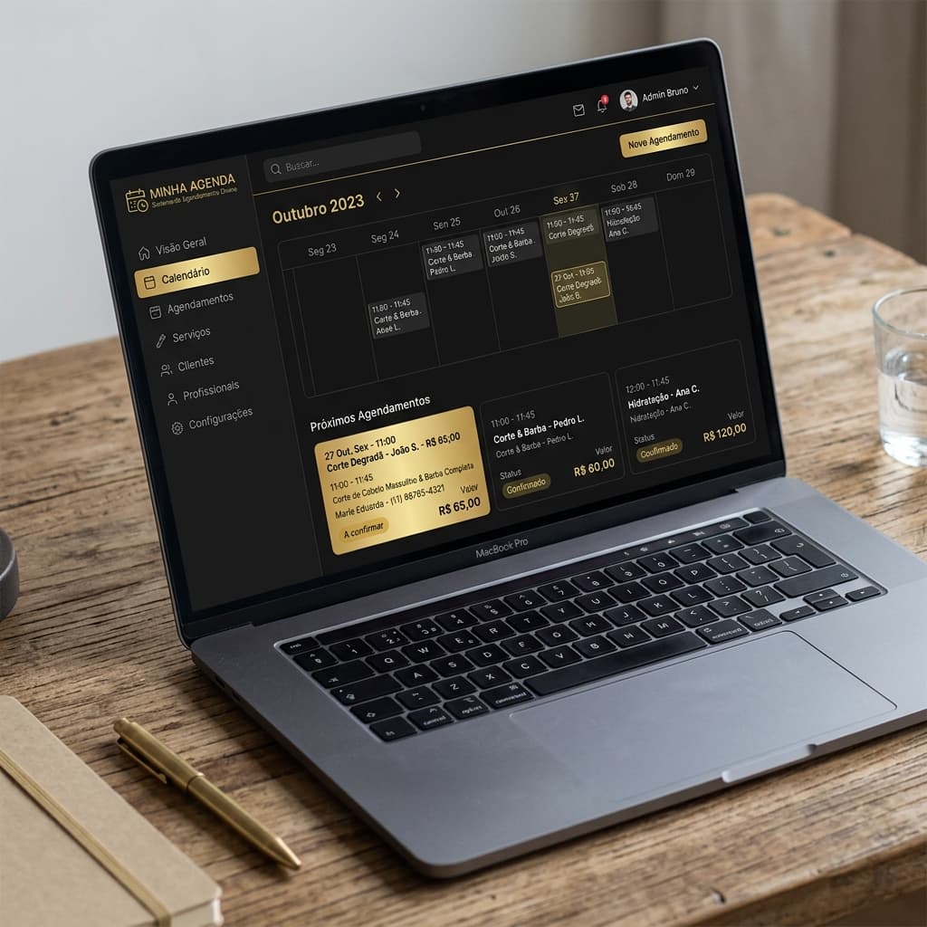 Mockup da interface do CatalogaAi
